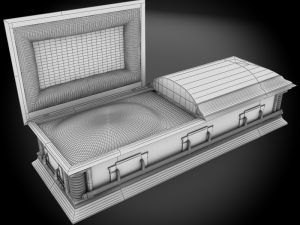 high def classic coffin victorian 3D Модель
