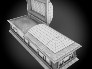 high def classic coffin victorian 3D Модель