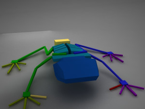 poison arrow frog 3D 모델