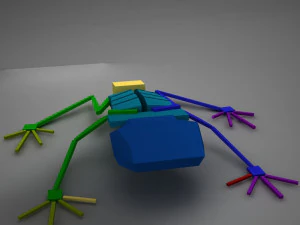 poison arrow frog 3D Model