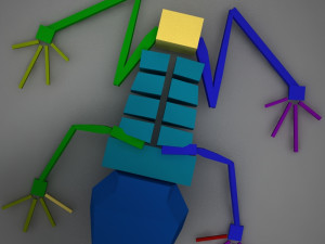 poison arrow frog 3D 모델