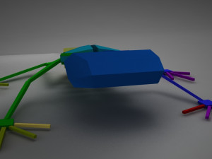 poison arrow frog 3D 모델