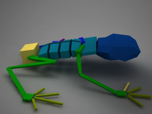 poison arrow frog 3D 모델