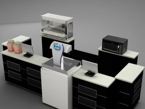 theater concession popcorn popper 3D Модель