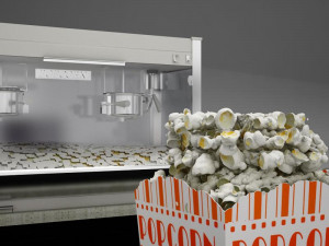 theater concession popcorn popper 3D Модель