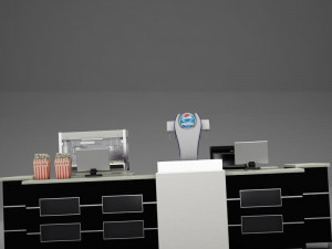 theater concession popcorn popper 3D Модель