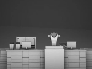 theater concession popcorn popper 3D Model