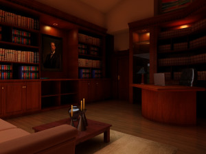 high def studio mansion 3D Modell