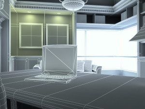 high def studio mansion 3D Modell