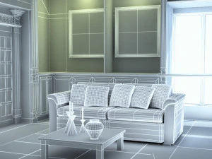 high def studio mansion 3D Model