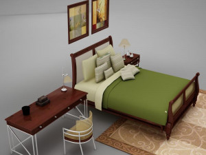 bedrrom03zip Modèle 3D