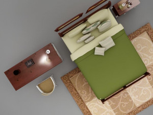 bedrrom03zip Modèle 3D