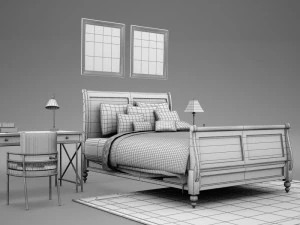 bedrrom03zip 3D Model
