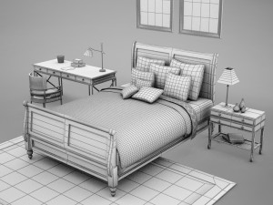 bedrrom03zip Modèle 3D