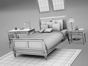 bedrrom03zip 3D Model