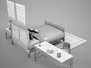 bedrrom03zip Modèle 3D