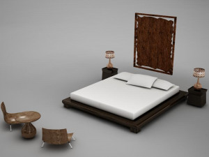 cuarto completo 02 3D 모델