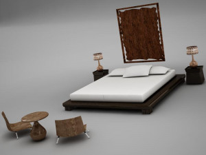cuarto completo 02 3D 모델
