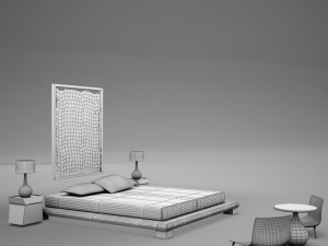 cuarto completo 02 3D 모델