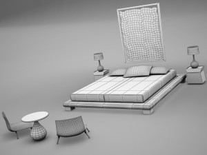 cuarto completo 02 3D 모델