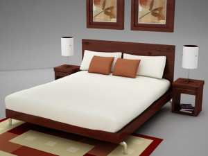 bedroom 01 3Dモデル