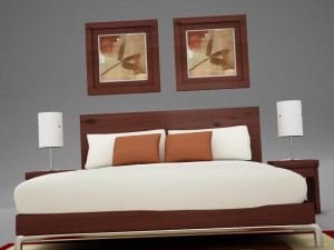 bedroom 01 3Dモデル