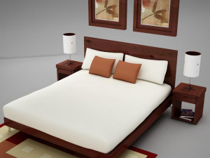 bedroom 01 3Dモデル