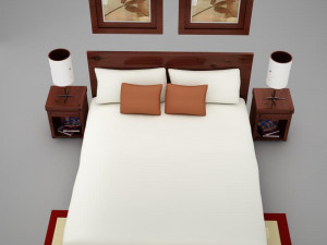 bedroom 01 3Dモデル