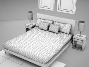 bedroom 01 3D Model