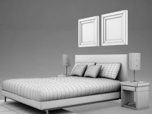 bedroom 01 3D Model