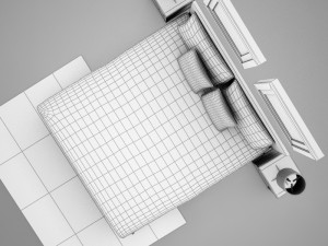 bedroom 01 3Dモデル