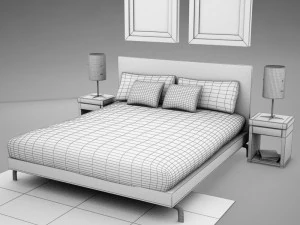 bedroom 01 3D Model