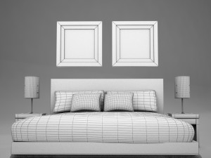 bedroom 01 3Dモデル