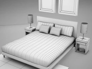bedroom 01 3D Model