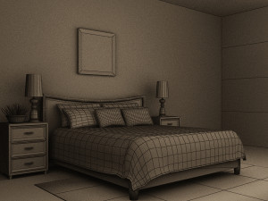 bed-01 Modello 3D
