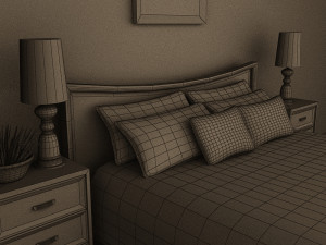 bed-01 Modello 3D