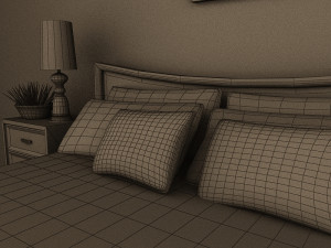 bed-01 Modello 3D