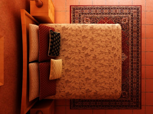 bed-01 Modello 3D