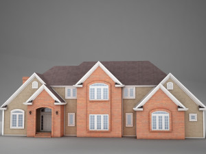 high def american home 3Dモデル