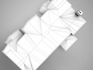 high def american home 3Dモデル