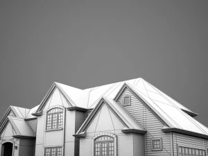high def american home 3D Model
