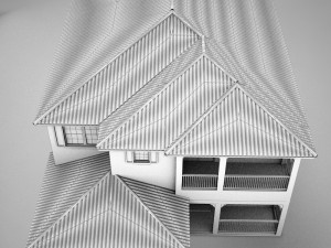 high def big latin hacienda modern 2 3D Model