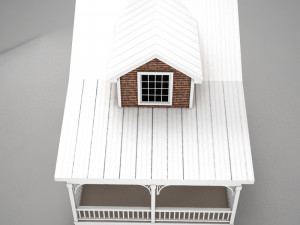 cute small american condo villa plantation 3D Model