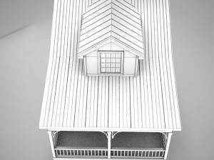 cute small american condo villa plantation 3D Model
