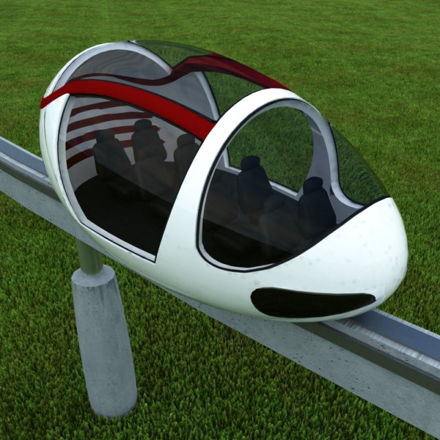 monoriel 3D Модель .c4d .max .obj .3ds .fbx .stl .blend 