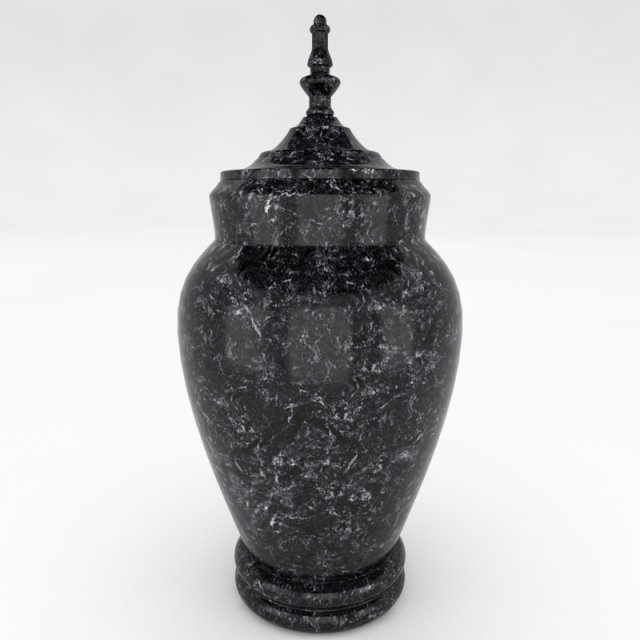 hd cremation urn i 3D 模型 .c4d .max .obj .3ds .fbx .stl .blend 