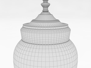 hd cremation urn i 3D 模型