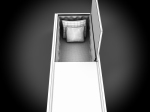 classic wood coffin1 Modelo 3D