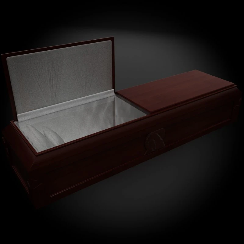 high def coffin mary 3D Model .c4d .max .obj .3ds .fbx .stl .blend 