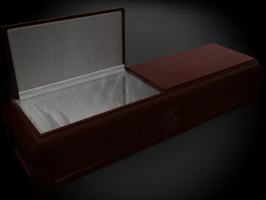 hochauflösender Sarg Mary 3D Modell